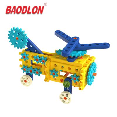 China Educational 3D learning blocks new assembling gear building blocks for kid zu verkaufen