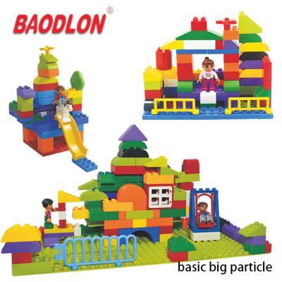 중국 Plastic toys Educational construction big particle building blocks for kid 판매용