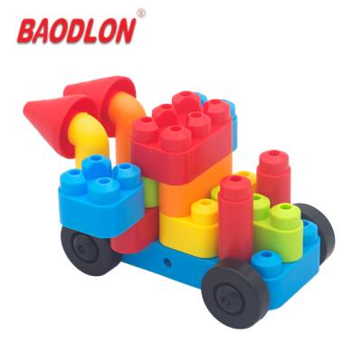 China Diy hot sale new item construction toy soft particle building blocks for kid for sale