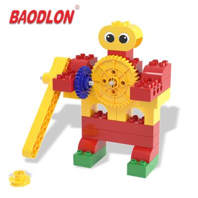 China ABS DIY Construction building block toy technology assembling for children for sale