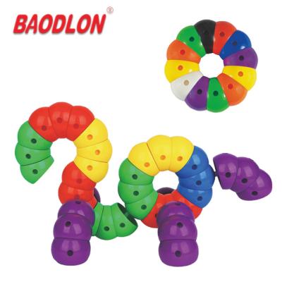 Κίνα Amazon hot sale colorful plastic construction toy insect shape building blocks for kid προς πώληση