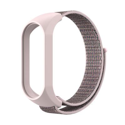 China Breathable Sports Wristband Strap For Miband 5 6 7 Strap Replacement Wristband For Xiaomi MI Band 4 Sport 3 Buckle Nylon Watch Strap for sale