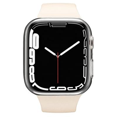 China 2022 Daily Life Full Cover TPU Hot Selling Clear Watch Case For Apple Watch 38mm 40mm 42mm 44mm 41mm 45mm for sale