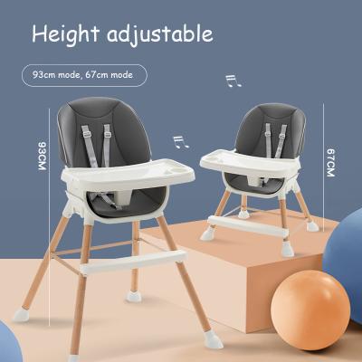 China Safety Comfortable Baby Dining Chair 2022 New Design Baby Safety Dining Chair Tray Removable Beech Wood Portable Umpire Chair For Baby for sale