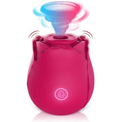 China El chupar lamiendo el rosa Rose Vibrator del sexo del simulador del punto de G en venta