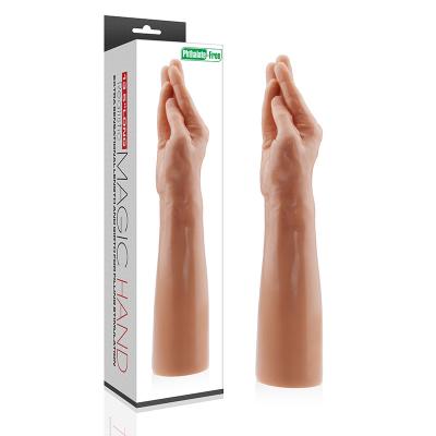 China 13,5” sexos realistas Toy For Women Men del enchufe del extremo del puño de los fingeres del brazo de la mano mágica de Lovetoy en venta