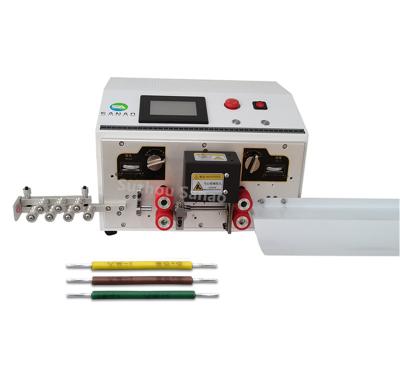 China Automatic Electrical Stripping 6mm2 Wire Stripping And Cutting Machine for sale