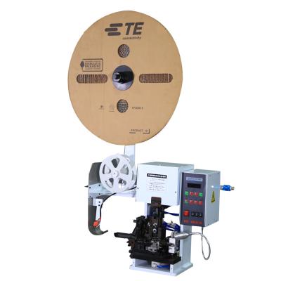 China Super Mute Semi Automatic Sheath Cable Multi Core Wire Tape And Crimp Multi Crimp Machine for sale