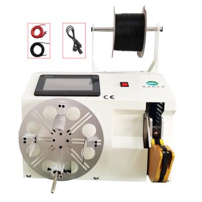 China Semi Automatic Wire Winder Cable Yarn Twist Tie Stripping Machine for sale