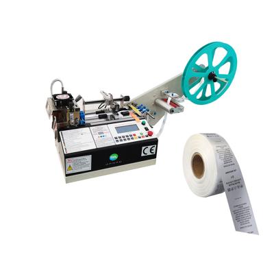 China Beverage label cutting machine high speed spot woven label cut machine for clothing china brand factory for sale