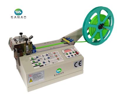 China SA-105S Beverage Computerized Tape Cutting Machine for Rubber Band Tape /elastic Tape for sale