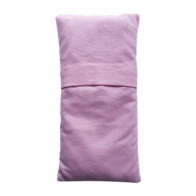 China Microwavable Weighted Dark Circles Yoga Eye Pillow with Flaxseed and Lavender for Relaxation for sale