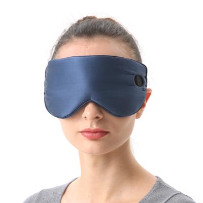 China Anti-wrinkle Mulberry Silk Electric Heating Warm Eye Mask With Graphene Heating Pad For Puffy Eyes for sale