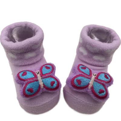 China Factory direct sale high quality QUICK DRY cute animal head bumps 3D baby toy socks for sale