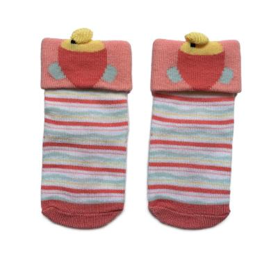 China Wholesale Anti-slip 3D Pattern Ear Girl Cotton Baby Young Girls 3D Animal Socks for sale