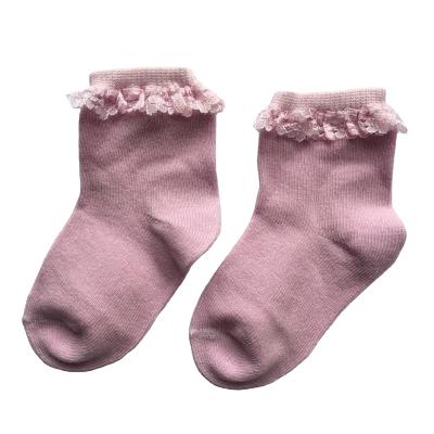 China 2021 New Spring and Autumn Kid Socks Comfortable Lace QUICK DRY socks for girls for sale