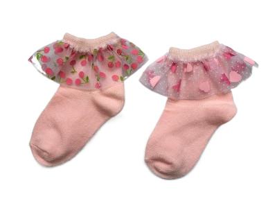 China Lovely Newborn Infants Baby Anti-slip Feet Kids Lace Up Socks Lace Up Socks Women 2021 for sale