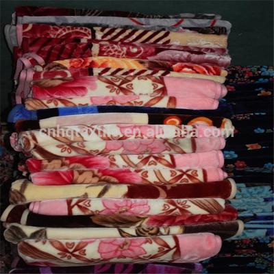 China For Mexican Warm Luxury Wool Plaid Blanket Throw Polyester Printed Blanket for sale