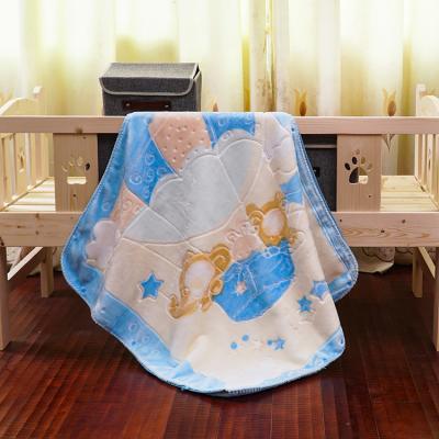 China New Hot High Quality Wholesale Disposable Cartoon Cute Pattern Kids Blanket for sale