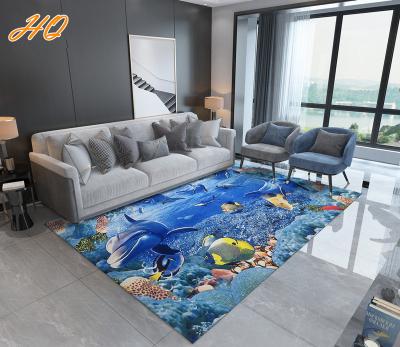 China New Design Living Room CarpetHot Sale Design Bedroom High Quality Digital Printed Rug Washable for sale