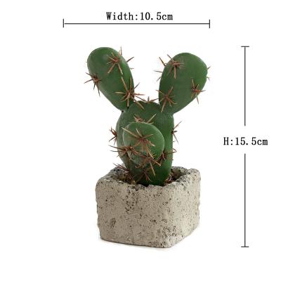 China Minimalist Wholesale Export Orchid Lobivia Cactus Mini Rare Plants Artificial Pot for sale