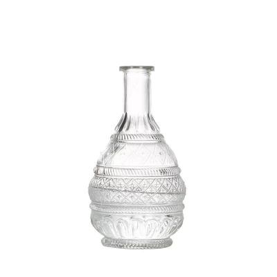 China Rustic Glass Vase Home Decor Fashion Decoration Plant Colorful Flower Vase for sale