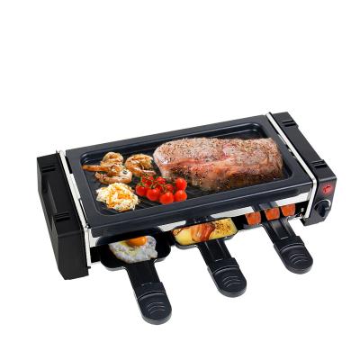 China Easily Cleaned Mini Indoor Non-Stick Coating Grill Smokeless Touch Electric BBQ Grill for sale