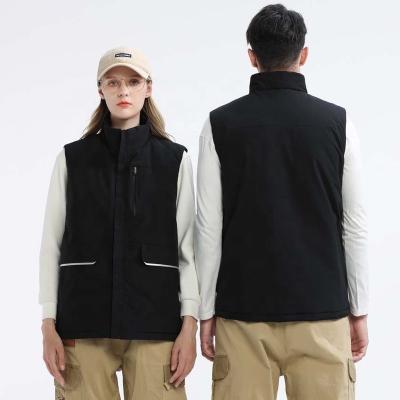 China Breathable Good Quality Factory Worked Windproof Men Invest Softshell Outdoor Vest Work Uniform Vest for sale