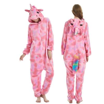 China Wholesale Pijama High Quality Sleepwear Anti-pilling Warm Winter Sleep Pajamas Sets Flannel Woman Animal Pajamas for sale