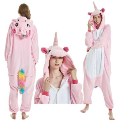 China One Piece Pajamas Animal Anti-pilling Loose Body Plush Hooded Full Sets Jumpsuit Unicorn Onesie Christmas Onesie Woman Pajamas Plus Size for sale