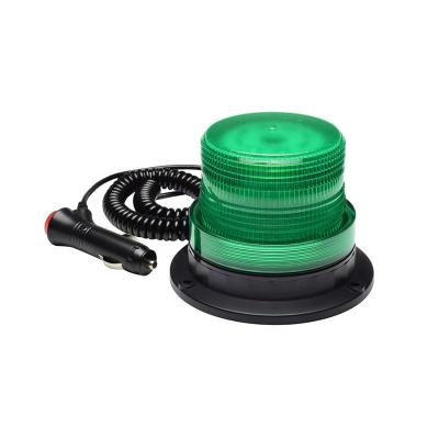 China SAE Emark Green Led Beacon 12v-24v Safety Light Car Emergency Warning Magnetic Warning Beacon Lights for sale