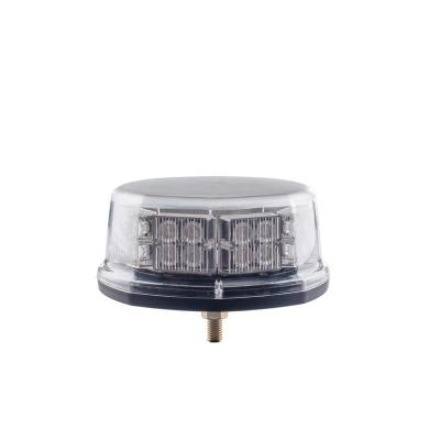 China PC Lens Car Roof Mount Police Led Mini Light Bar Strobe Warning Light With Strong Magnetic for sale