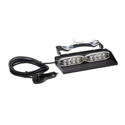 China Outdoor 2022 PC Lens CEE R65 Mini Strobe Light Police LED Dash Strobe Warning Light Grill Light Head Mount for sale