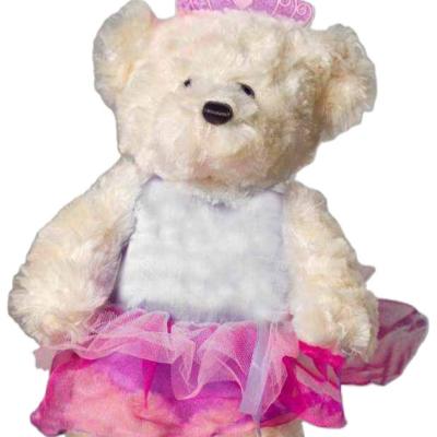 China Custom Plush Stuffed Foot Tutu Plush Ballerina Teddy Bear for sale