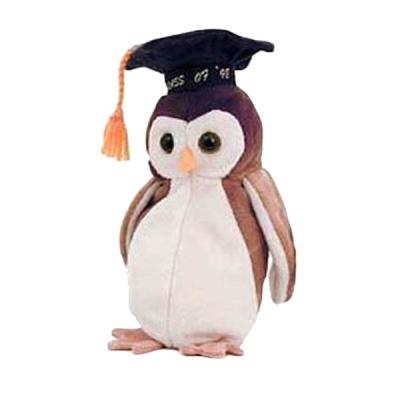 China High Quality Custom Plush Toy Gototoy Promotions Gifts / Owl With Graduation Hat for sale