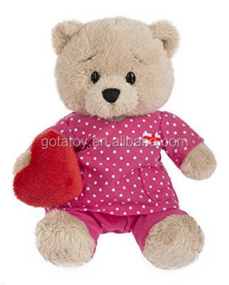 China Wholesale Custom Gifts/Promotions Plush Toy Nurse Teddy Bear Stuffed Soft Toy With Dresses for sale