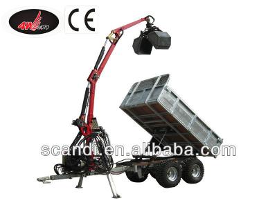 China Hydraulic Tipping ATV Trailer Box ATV Trailer for sale