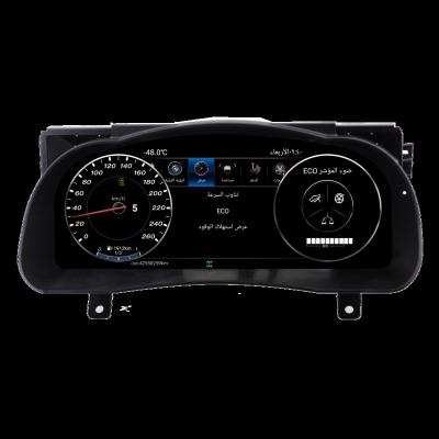 China GPS 12.3 inch Linux 1 system for toyota Highla 2015-2021 car dashboard panel retrofit upgrade digital tachometers for sale