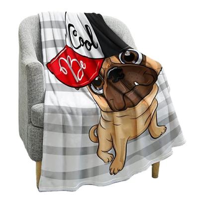 China Modern Manufacturer Wholesale Soft Plush Cute Dog Blanket for sale