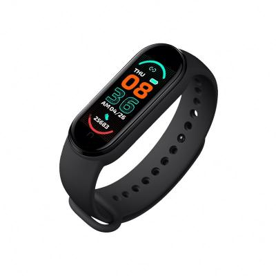 China M6 Auto Date Smart Watch Magnetic Calorie Filling Step Counter Led Contact Watch Health Smart Wristband For Pedometer for sale