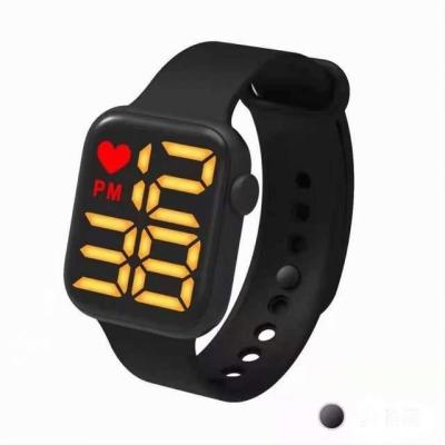 China Auto Date Teenager LED Digital Sport Watches 2021 New Couple Watch Student Apple Square Popular Electronic Smart Watch for sale