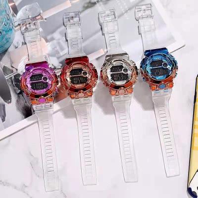 China 2021 new product date automatic watch for kids wholesale colorful waterproof sports led wrist watch for women for sale