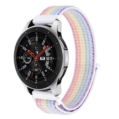 China Nylon Sport Loop Nylon Band For Samsung Galaxy Watch 46mm Bands/Gear S3 Breathable 20mm Wrist Strap 22mm For Galaxy Watch 42mm/Gear S2 for sale