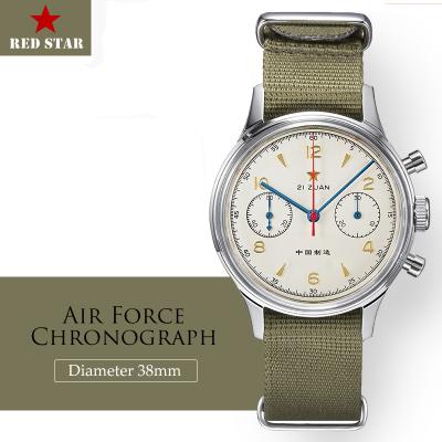 China Chronograph 38mm 1963 Original Pilot Men's Wristwatches Sapphire Acrylic Dial Clock Mechanical St1901 Movement Watch Chronograph Mens Wristwatches for sale