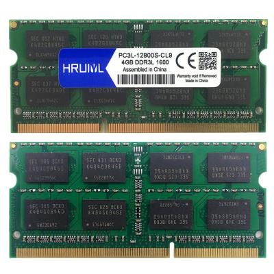 China Best Selling LAPTOP RAM Module DDR3L 1600MHZ 2GB 4GB 8GB 1.35V Laptop Memory for sale