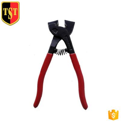 China Forged Glass Tile Cutting Nipper Pliers Mosaic Cutter Rubber for sale