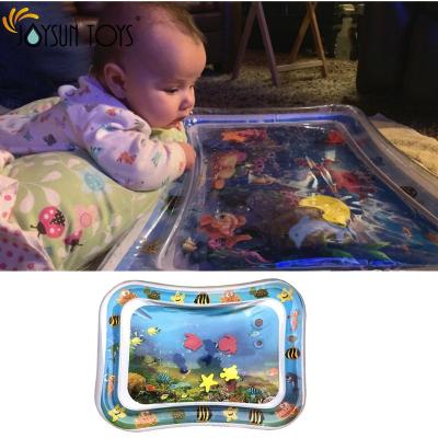 China Kids Playing Inflatable Play Mat Activity Center For Infants Toddlers Girls Boys Water Time Belly Toys Baby News Newborn Gift for sale