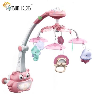 China JOYSUN Baby Mobile TOYS Baby Crib Mobile, Infant Crib and Nursery Decoration with Light and Sounds and Projector (Pink) for sale