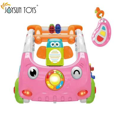 China For baby to learn to walk JOYSUN TOYS sit to stand learning walkers welcomed OEM and ODM (pink) for sale