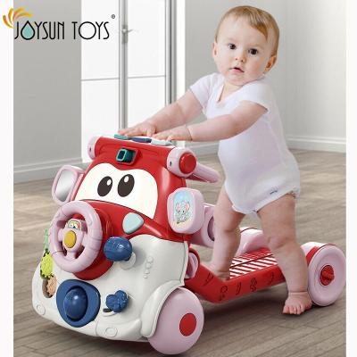 China For baby to learn to walk JOYSUN TOYS 3 in 1 sit to stand learning walkers with musical activity center for sale